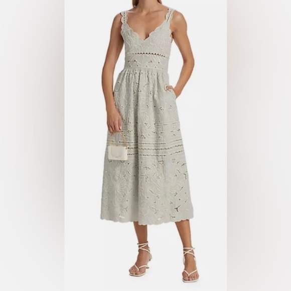 Sea New York Dresses & Skirts - NWT SEA New York Blaire Eyelet Sleeveless Dress Size 4